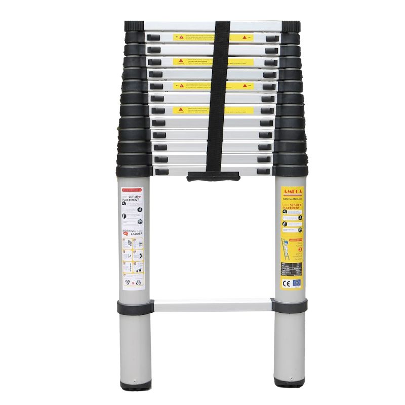 Thang nhôm rút/xếp đơn chính hãng Ameca AMD-440 4,4m