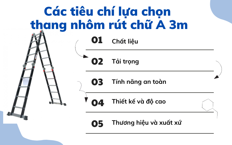 thang rút chữ A 3m