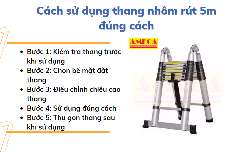 thang nhôm rút 5m