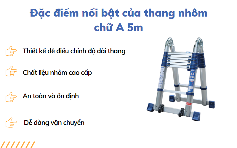 thang nhôm rút 5m