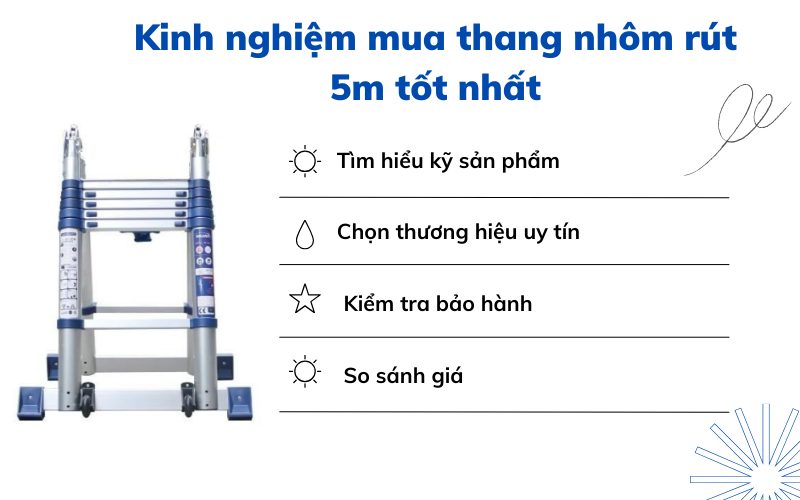 thang nhôm rút 5m tốt nhất