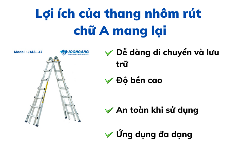 thang rút chữ A 3m