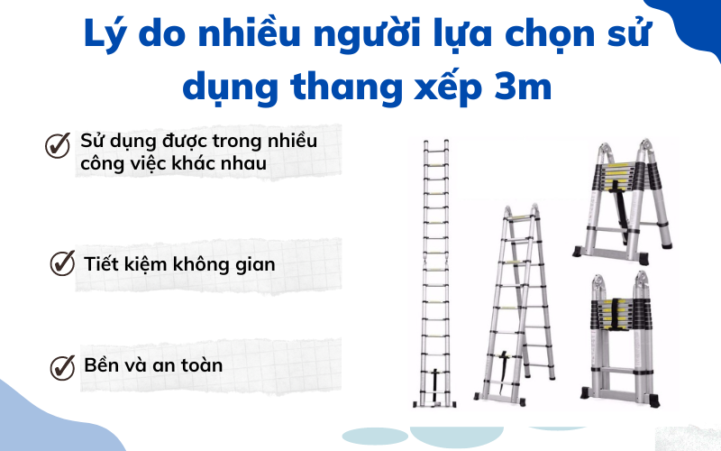 thang xếp 3m