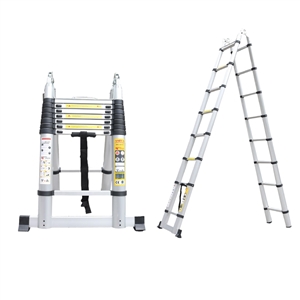 Thang nhôm rút/xếp đôi đa năng chính hãng Ameca AMI-380 3,8m