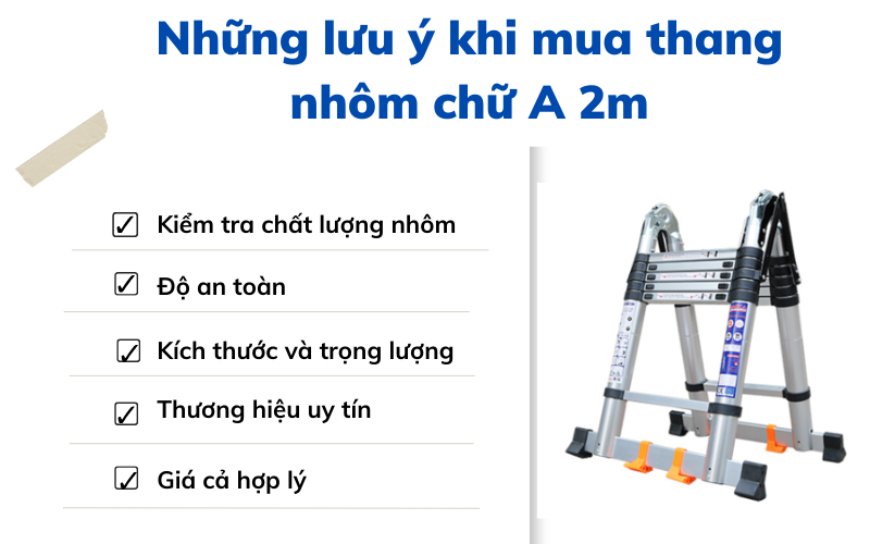 thang nhôm chữ a 2m