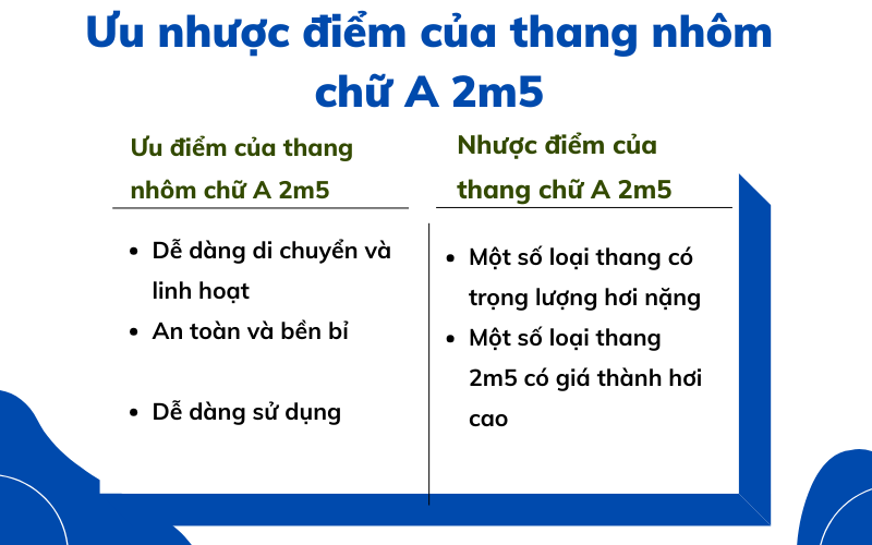 thang nhôm chữ a 2m5